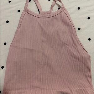 TNA Light Pink Ribbed Camisole